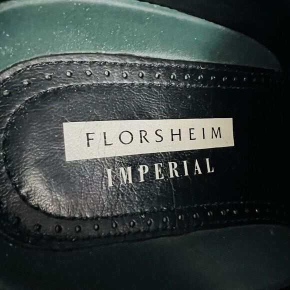 Florsheim Imperial Kenmoor Black Leather Longwing Tip Oxford Dress Shoes Size 10 main image 7